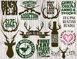 Download Hunting Svg Bundle Deer Svg Buck Svg Antler Svg By Goodsbygirl Silhouette Cameo Software Fishing Svg Clip Art
