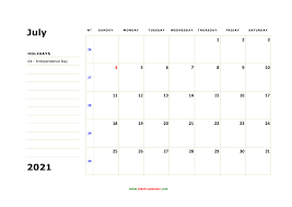 There are variety of styles and sizes for you choice such as calendar with uk bank holidays at the bottom, weekend highlighted. Free Download Printable July 2021 Calendar Large Box Holidays Listed Space For Notes