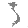 Road map of kon tum, vietnam region. 1
