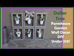 Dollar Tree Diy Farmhouse Garden Wall Table Decor Under 10 Youtube Wall Table Decor Dollar Tree Decor Dollar Tree Diy