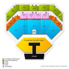 Choctaw Grand Theater 2019 Seating Chart