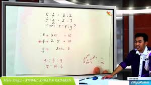 Alahai senangnya menghitung nisbah dan kadar tip belajar. 2014 2us 07 Mencari Nisbah 3 Kuantiti Jika Diberi Nisbah 2 Kuantiti Youtube