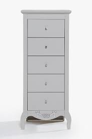 Many of our dresser designs come in a variety of different sizes, including wide, tall and narrow, so you can finally store them in style. Juliette 5 Drawer Tallboy Chest Of Drawers Studio