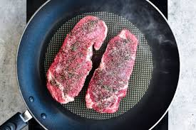 That's because if the steak comes straight from the fridge, it won't cook evenly — the inside will stay raw even after the outside sears. How To Cook Steaks On The Stovetop The Gunny Sack