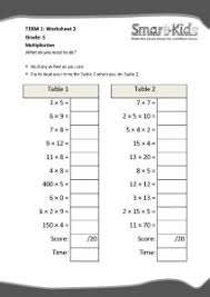 grade 5 maths worksheet multiplication smartkids