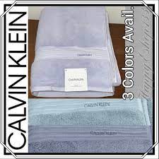 2 x calvin klein cobalt iconic signature blue bath towels 31 x 56 each. Calvin Klein Bath Calvin Klein 0 Cotton Luxurious Bath Towel Poshmark