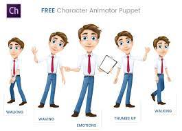 Customizable/ each puppet has its own unique, custom features including clothes, accessories, hair styles, hair colors, hats, eye glasses and pupils. Alex The Businessman Character Animator Puppet Updated Jan 2019 Compatible With The Latest Features Of Adobe Character Animat Business Man Puppets Character