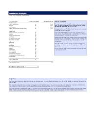 Breakeven Analysis In Excel Templates At