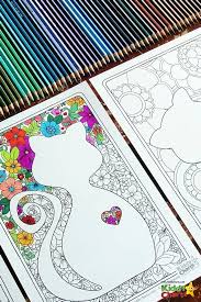 Learn colors, their names and relations with basic teaching materials such as color wheels and flash cards. Free Cat Mindful Coloring Pages For Kids Adults Kiddycharts