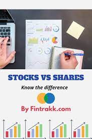 Stocks Vs Shares What S The Difference Fintrakk Stocks And Shares Investing In Stocks Investing