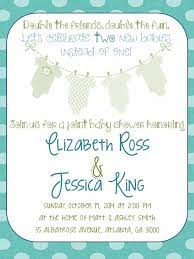 Double Baby Shower Invitation Idea Joint Baby Showers Double Baby Showers Baby Shower