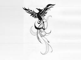 Phoenix bird is a symbol of rebirth, a return to being, and a new spiritual path. Vogel Bild Unique Phoenix Bird Tattoo Small