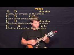 knocking on heaven s door bob dylan mandolin cover lesson with chords lyrics youtube mandolin ukulele chords songs mandolin lessons