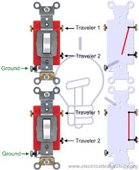 Two hot wires with a voltage of 240 volts between them feed electricity to residential panels in north america. How To Wire Switches In Parallel Controlling Light From Parlallel Switching