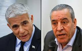 Top PA official says meeting with Lapid was positive, 'opened doors' for  more talks