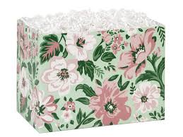 Plastic canvas patterns pdf tissue box collection instant download. Fresh Mint Floral Basket Boxes Large 10 25x6x7 5 6 Pack Nashville Wraps