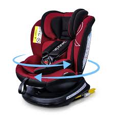 Die kindersitzpflicht bedeutet, dass jedes kind bis zu 12 jahren oder bis zu einer größe von 150 cm nur in einem kindersitz im auto mitfahren darf. Reecle 360 Drehbar Kindersitz Mit Isofix Gruppe 0 1 2 3 Autositz 0 36 Kg Ruckwarts 0 18 Kg Rot Schwarz Amazon De Baby
