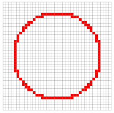 Generate pixelated circles and ellipse to use as a guideline for placing blocks in your favourite games. Pixelized Circle In Tikz Tex Latex Stack Exchange