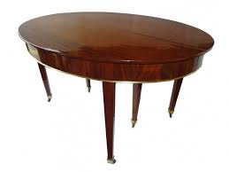 Fine mahogany and walnut expanding jupe tables. Mahogany Dining Room Table Of Consulat Period Ref 67537