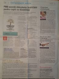 Stimulentul pentru integrarea socială a persoanelor adulte cu handicap are caracter lunar, se acordă începând cu luna următoare depunerii cererii și încetează cu luna următoare celei în care persoana cu handicap nu mai îndeplinește condițiile care au dus la stabilirea. Galerie Foto PrimÄria Are Ziar Bucurestiul Meu Gabriela Firea Pe Prima PaginÄ Ce Articole Sunt In Primul NumÄr Galerie Foto