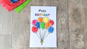 simple birthday card for kids to make free printable go places with kids
