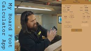 You might be interested in these links. My Board Foot Calculator App Youtube