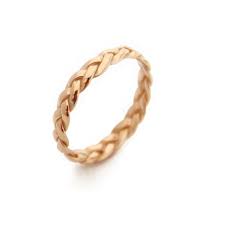 Wedding Band For Women Braided Ring Rose Gold Twist Ring Etsy Gold Wedding Bands Women Simple Jewelry Rose Gold Promise Ring