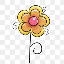 Six One Cartoon Fresh Simple In 2020 Flower Clipart Png Free Flower Clipart Flower Clipart