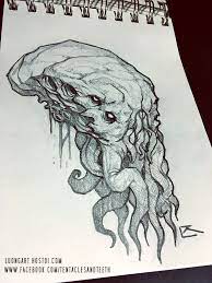 Cthulhu Drawing Tips And Advice By Tentaclesandteeth On Deviantart Cthulhu Drawing Tips Monster Sketch