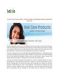Get 5% in rewards with club o! Buy Hair Care Product Online At Lelyo Com By Lelyo Issuu