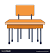 School Desk Top View