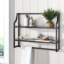 Check spelling or type a new query. Wayfair Glass Bathroom Wall Display Shelves You Ll Love In 2021
