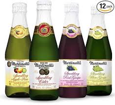 What labels fit mini martinelli's sparkling cider bottles? Amazon Com Martinelli S Sparkling Party Drinks 4 Flavor Variety Pack Apple Cider Apple Pear Red And Whi Sparkling Juice Sparkling Drinks Flavor Variety