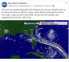 Mike goes live to cover. Weather Blog Dorian The Track And The Jog