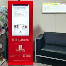 Ao apoiar a liga portuguesa contra o cancro a cumprir a sua missão estará a ajudar os doentes. Digital Billboard For The Liga Portuguesa Contra O Cancro Nomyu
