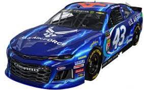 The mockup of car #43 is sliced in half like a cutaway to. Air Force Returns As Sponsor For Rpm No 43 Nascar Com
