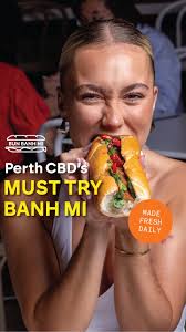 🥖✨ Build a bánh mì with us! From the crunch of the baguette to the perfect  balance of fresh herbs, pickled veggies, and that delicious hit of sauce, a  good bánh mì