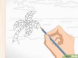 Gambar sketsa pemandangan itu ada banyak jenisnya. Cara Menggambar Pemandangan Pantai 11 Langkah Dengan Gambar