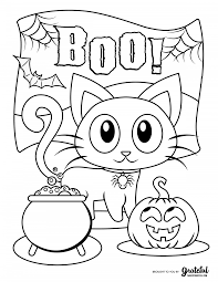 This coloring sheet will help your child put his reading skills to use. Free Halloween Coloring Pages For Kids Or For The Kid In You