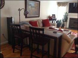 Table To Go Behind Couch Table Behind Couch Sofa Table Decor Bar Table Behind Couch