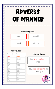 In this episode of the flatmates, paul says: Adverbs Of Manner Unterrichtsmaterial Im Fach Englisch Unterrichtsmaterial Englischunterricht Adjektive