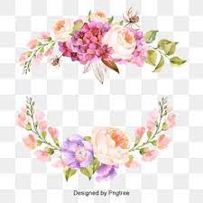 Millions Of Png Images Backgrounds And Vectors For Free Download Pngtree Floral Painting Flower Frame Flower Border