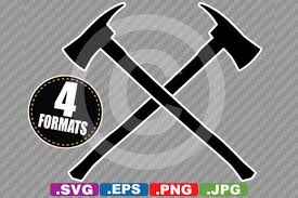 Download Firefighter Axes Silhouette Graphic By Idrawsilhouettes Creative Fabrica SVG Cut Files