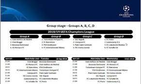 Désormais, le spectateur qui souhaite suivre. Calendrier Officiel De La Ligue Des Champions 2018 2019 Telecharger Gratuitement La Derniere Version