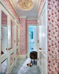 Shanghai city, skyline, night time, cityscape, city lights, body of water, reflection, dark sky, skyscrapers, 5k. 25 Stylish Hallway Wallpaper Ideas Entryway And Stairway Wall Decor