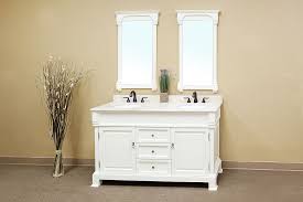 Seconds and surplus building materials has vanity tops, bath vanities, toilets, tubs, faucets, sinks, showers, and bath accessories in stock and on sale cheap in our warehouses every day! Bellaterra Home 205060 D A White Bathroom Vanity Antique Double Bathroom Vanity