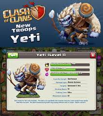 Clash Of Clans Yeti By Rockydavies On Deviantart Clash Of Clans Troops Clash Of Clans Clash Of Clans Hack