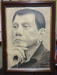 Philippines president rodrigo duterte's most controversial comments of 2017. Portrait 16th Philippines President Br Art Drawings Illustration People Figures Political Military Figures Artpal