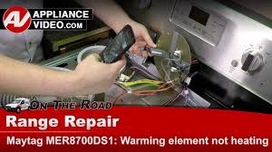 Maytag mer8700ds dimension guide instruction manuals and user guides. Maytag Mer8700ds1 Stove Not Heating Warming Element Appliance Video