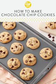 How To Make Homemade Chocolate Chip Cookies Wilton Recipe Homemade Chocolate Chip Cookies Chocolate Chip Cookies Homemade Chocolate Chips